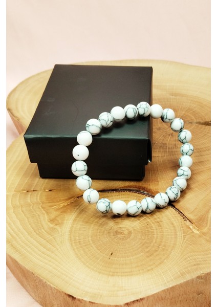 Havlit Doğal Taş Bileklik Kutulu fırsatları