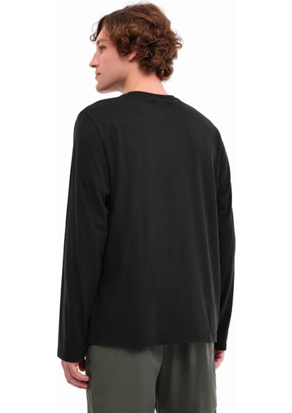 Lumberjack MB LOEN 14LJK-130-33 5PR Siyah Erkek Uzun Kol T-Shirt