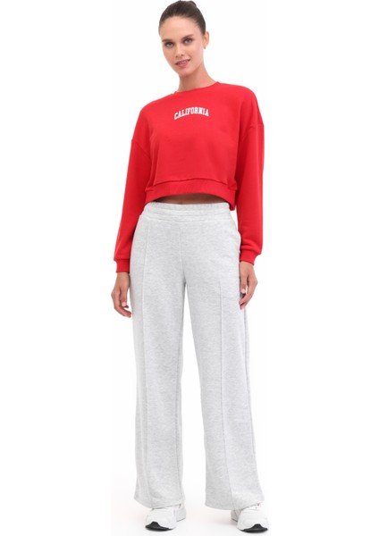 Wl 16KUTAN BTS799 5pr Kırmızı Kadın Sweatshirt