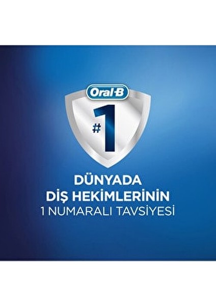 Cross Action Diş Fırçası Yedek Başlık Siyah Renk 4'lü Paket Derin Temizlik İçin