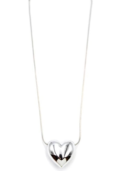 Kalp Kolye - Gümüş