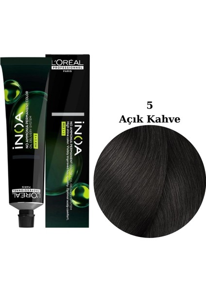 Inoa Tüp Boya 60ml. 5 Açık Kahve fiyatları