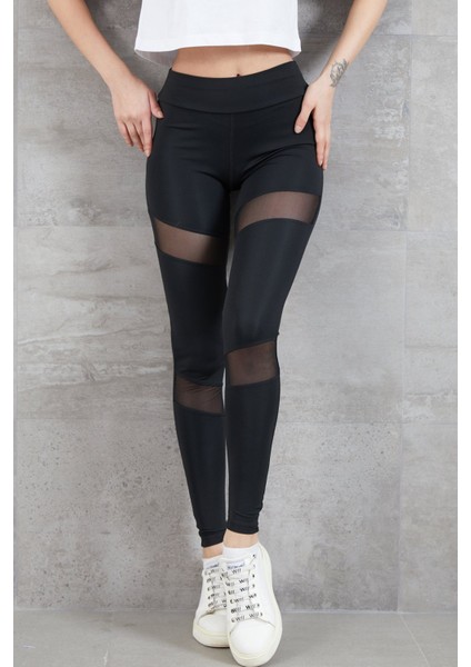 Kadın Tül Detaylı Tayt fırsatları