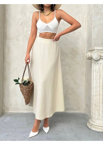 Uzun Astarlı Etek