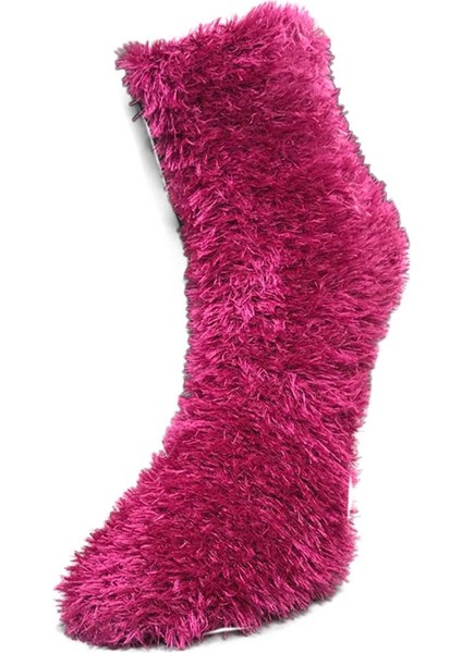 3 Adet Dikişsiz Tüylü Sıcak Tutan Ev Çorabı