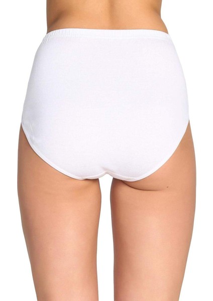 6 Adet Tutku Kadın Yüksek Bel Bato Kalın Lastik Külot S19