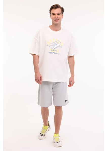 Better Days Tee Ekru Erkek Kısa Kol T-Shirt