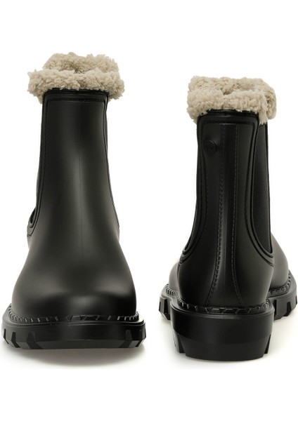 ROCK BORREGUITO Siyah Kadın Yağmur Botu