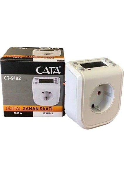 CT-9182 Zaman Ayarlı Priz Dijital Zaman Saati indirimleri