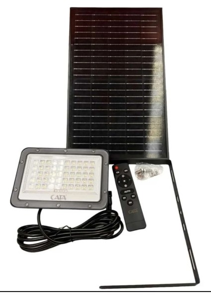 CT-4649 Solar Led 200W Platinium 6400K Beyaz Işık Kumandalı Projektör Güneş Enerjili