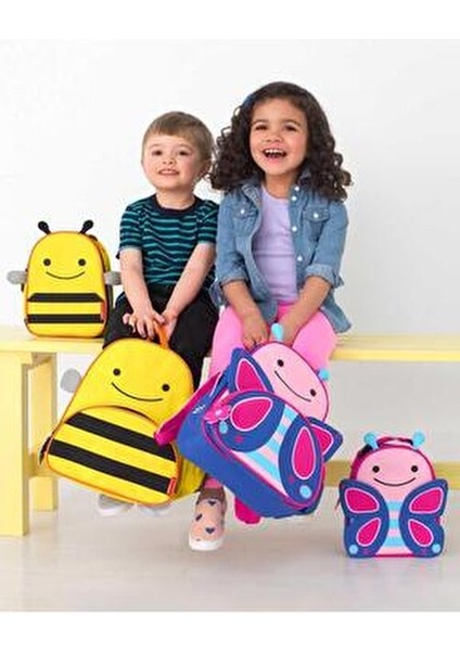 Kelebek Sırt Çantası Dayanıklı Malzeme ile 28x13x30 cm 3 Yaş ve Üzeri Çocuklar İçin fırsatları