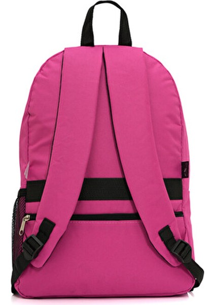 Sırt Çantası Pembe Tek Bölmeli Su Geçirmez 45 cm Uzun Ömürlü