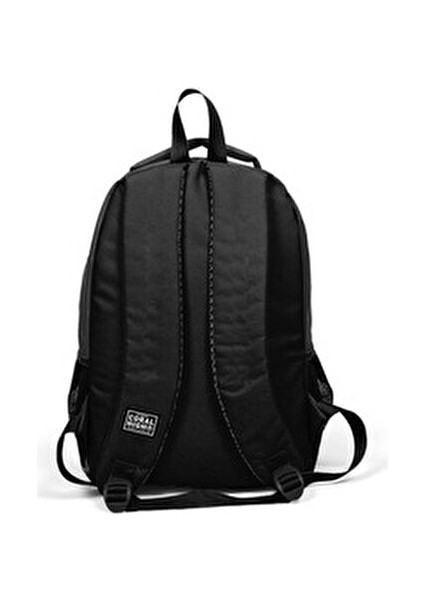 Üç Bölmeli Sırt Çantası Koyu Gri Siyah Konforlu Kullanım İçin Tasarlandı modelleri