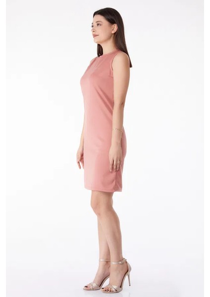 Bisiklet Yaka Kadın Mini Elbise modelleri