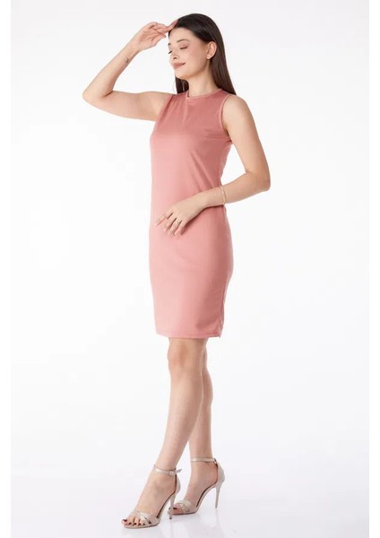 Bisiklet Yaka Kadın Mini Elbise indirimleri