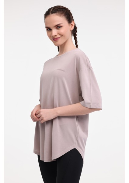 Wl Rosa 11LYG15 5fx Vizon Kadın Kısa Kol T-Shirt