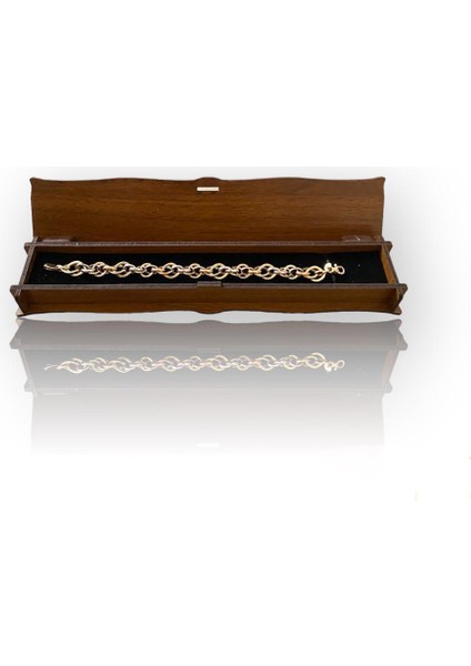 Üç Renk Spor Hallow Altın Bileklik modelleri