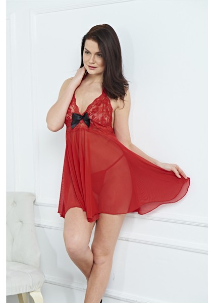 Kadın Şık Fantezi Elbise Gecelik Harness 3168 - Royaleks fiyatları