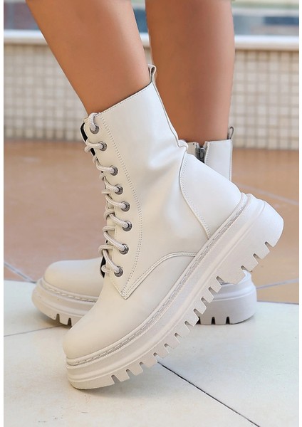 Toan Bej Cilt Bağcıklı Bot fiyatları