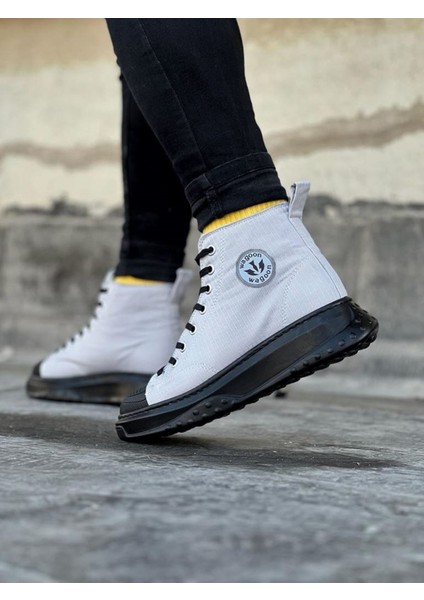 Gri Siyah Erkek Yarım Bilek Casual Ayakkabı modelleri