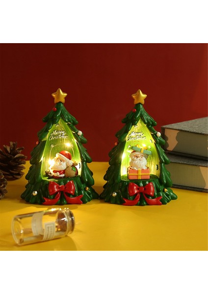Karikatür Noel Gecesi Işık Bebek Noel Dekorasyon Arkadaşları Çocuklar Noel Ev Dekorasyon Heykeli Süsler (Yurt Dışından) modelleri