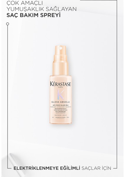 Gloss Absolu Elektriklenmeye Eğilimli Saçlar Için Çok Amaçlı Bakım Sütü Spreyi 45 ml fiyatları