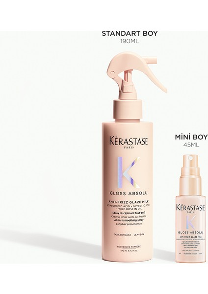 Gloss Absolu Elektriklenmeye Eğilimli Saçlar Için Çok Amaçlı Bakım Sütü Spreyi 45 ml fırsatları