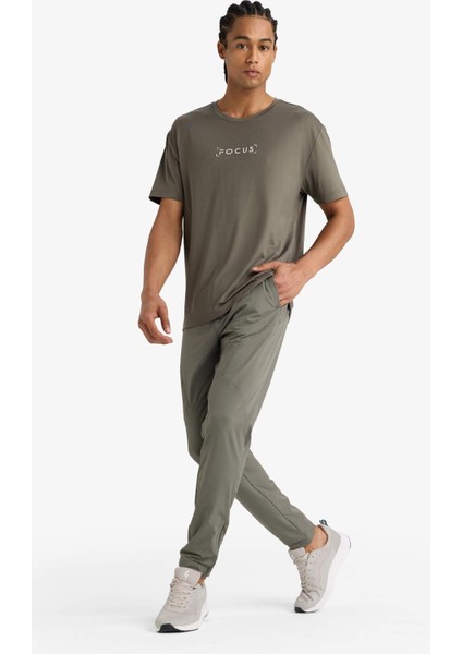 Fit Slim Fit Dar Kesim Çift Cepli Dokuma Jogger Eşofman Altı B2780AX25AU fırsatları