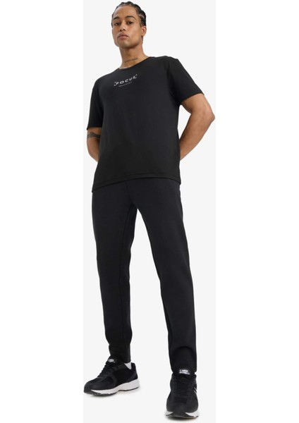 Fit Standart Fit Yumuşak Tuşe Bisiklet Yaka Baskılı Kısa Kollu Tişört C9268AX25AU indirimleri