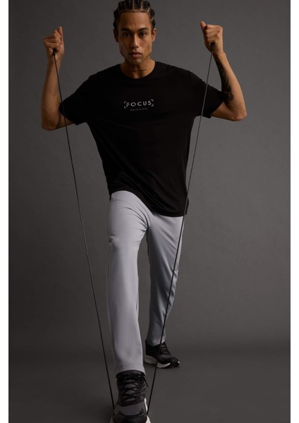 Fit Slim Fit Dar Kesim Standart Paça Sporcu Jogger Eşofman Altı