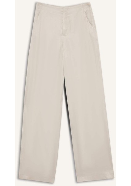 Regular Fit Cepli Bilek Boy Saten Pantolon G2965AX25AU