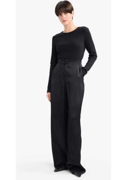 Regular Fit Cepli Bilek Boy Saten Pantolon G2965AX25AU modelleri