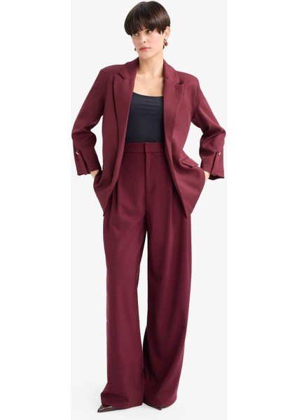 Wide Leg Çift Cepli Yüksek Bel Uzun Boy Pantolon F8213AX25AU fiyatları