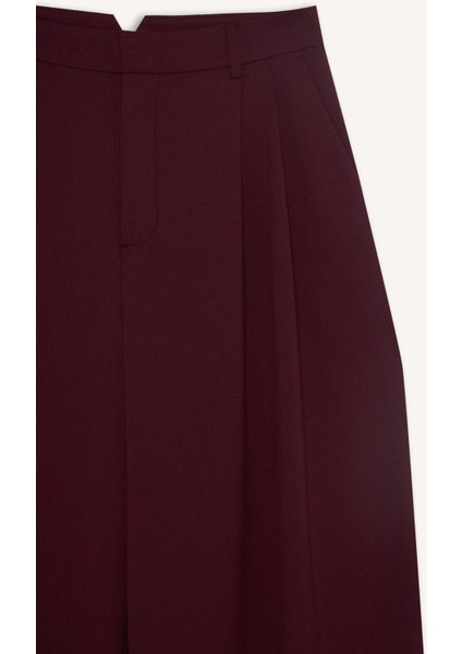 Wide Leg Çift Cepli Yüksek Bel Uzun Boy Pantolon F8213AX25AU