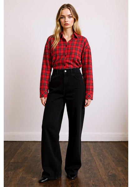 Coool Overshirt Fit Kareli Uzun Kollu Gömlek G0293AX25AU fiyatları