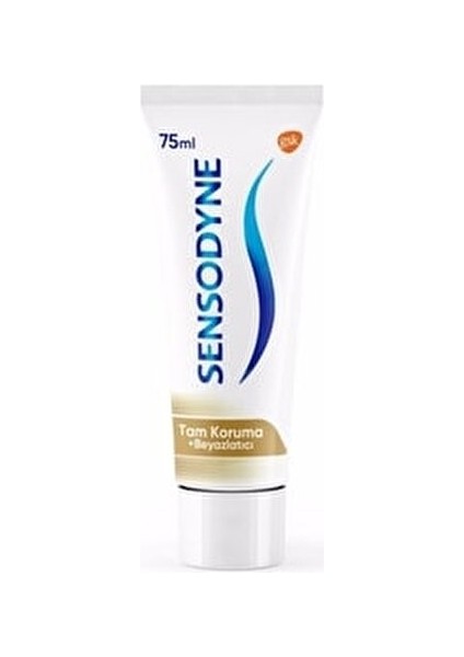 Tam Koruma Beyazlatıcı Diş Macunu Hassas Dişler İçin 75 ml Uzun Süreli Koruma fiyatları