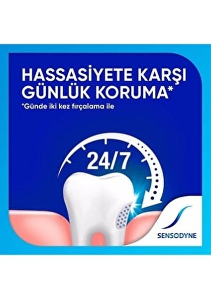 Tam Koruma Beyazlatıcı Diş Macunu Hassas Dişler İçin 75 ml Uzun Süreli Koruma
