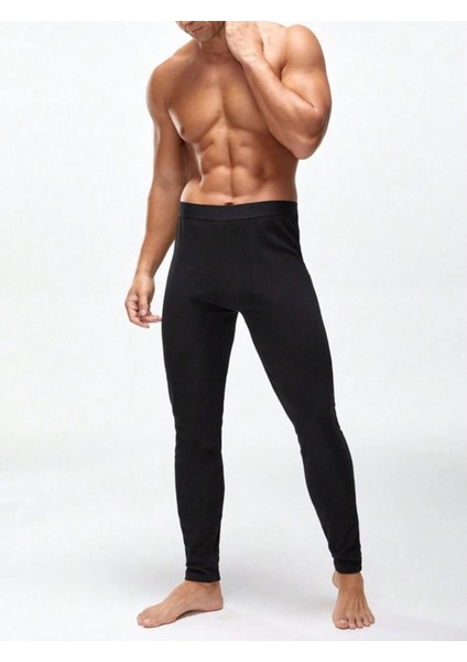 Siyah Erkek Termal Içlik Tayt
