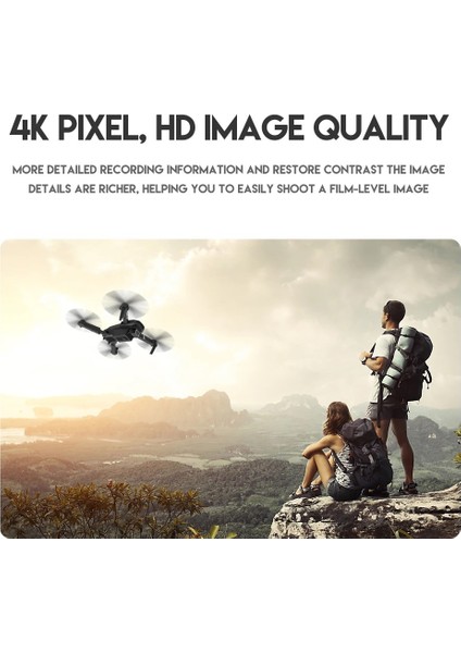 E88 Pro Rc Drone 4K Hd Kamera Katlanabilir Wıfı Fpv Yüksek Performans Gri Kumandalı Geniş Açı Profesyonel Ufak