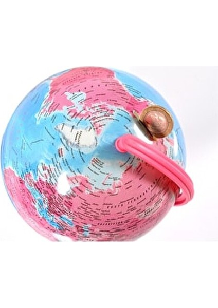 Pembe Yerküre 16 cm Çocuklar İçin Eğlenceli Eğitim Aracı Şeker Pembesi fırsatları