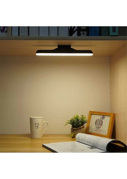 CT-5249 6W Martı Siyah LED Aplik Şarjlı Dimmerli Dokunmatik 3 Işık Mod Lamba Kablosuz Mıknatıslı Mutfak Dolap Içleri