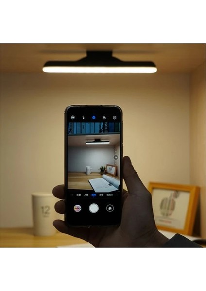 CT-5249 6W Martı Siyah LED Aplik Şarjlı Dimmerli Dokunmatik 3 Işık Mod Lamba Kablosuz Mıknatıslı Mutfak Dolap Içleri