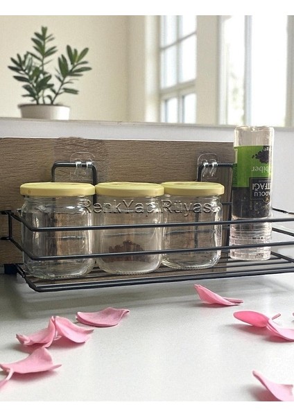 Yapışkanlı Çok Amaçlı Düzenleyici, Baharatlı, Şampunalık, Kağıt Havluluk, Paslanmaz Modern Şık modelleri