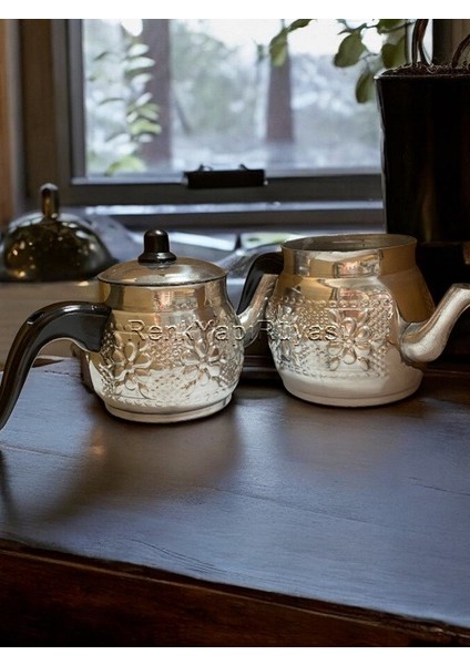 Motif Desenli Şık Kaliteli Alimünyum Çaydanlık Akıtmayan Damlatmayan Alimünyum Çaydanlık fiyatları