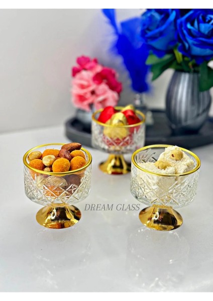 Gold Ayaklı 6 Kişilik Lokumluk & Reçellik & Çerezlik fiyatları