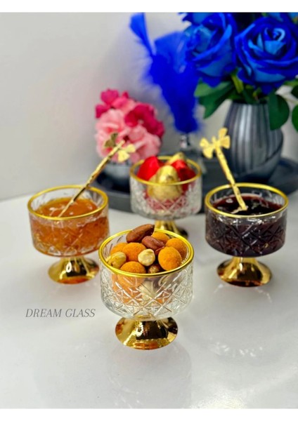 Gold Ayaklı 6 Kişilik Lokumluk & Reçellik & Çerezlik fırsatları