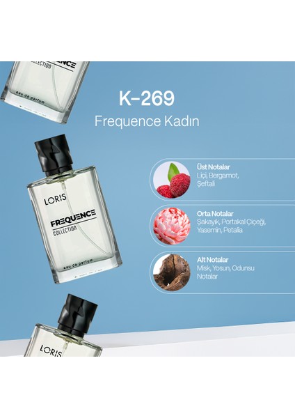 K-269 Frequence Parfume Edp 50 ml Çiçek-Meyve Kadın Parfüm fırsatları