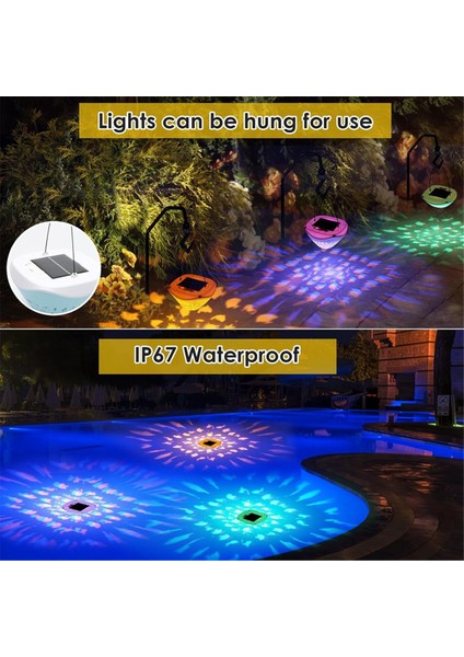 Renkli Yüzen Işıklar Su Geçirmez Balık Projektör Lambası Yüzer Yüzen Yüzme Havuzu LED Işık Rgb Yanıp Sönen Küvet Işık (Yurt Dışından) fırsatları