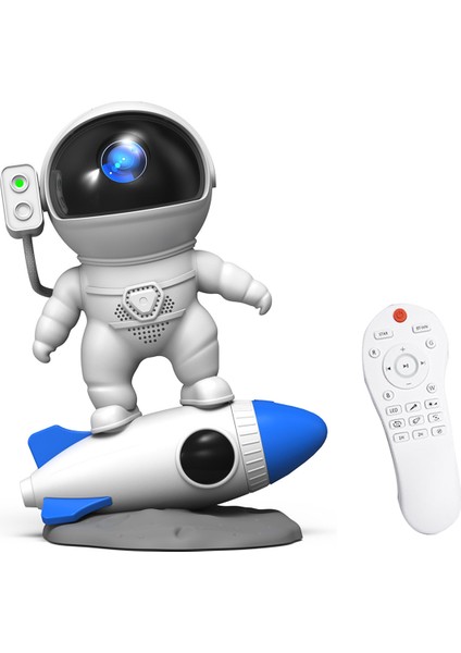 Astronot Galaxy Projector Star Gece Işığı Uzaktan, Bulutsör Projektör, Çocuk Yatak Odası Dekoru Için Uzay Arkadaşı Projektörü (Yurt Dışından)