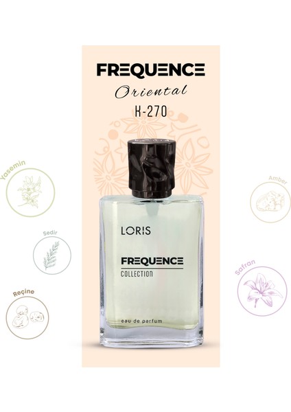 K-270 Frequence Parfume Edp 50ml Oryantal-Çiçek Kadın Parfüm indirimleri
